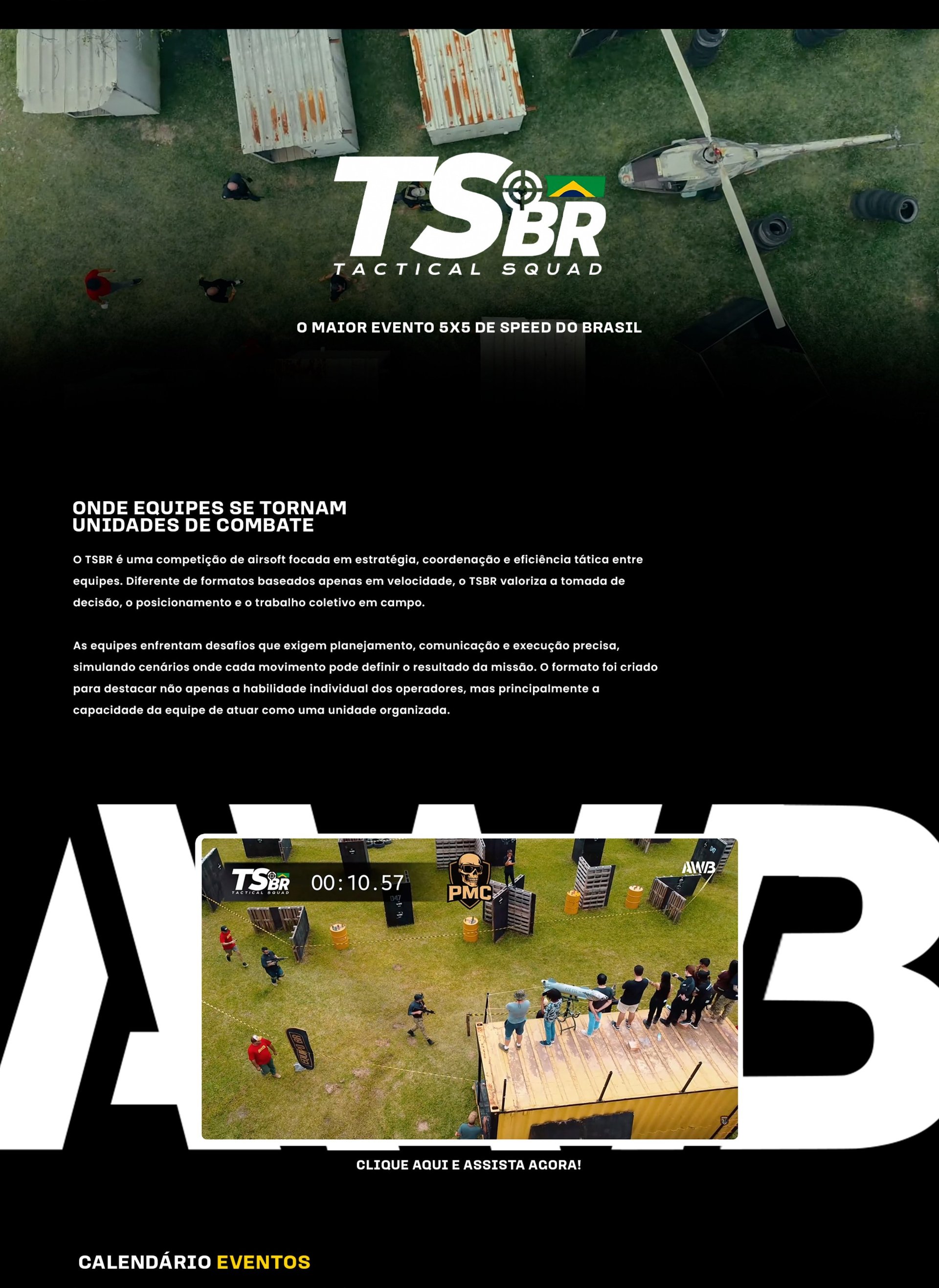 TSBR Tactical Squad — O maior evento 5x5 de speed do Brasil. Onde equipes se tornam unidades de combate.